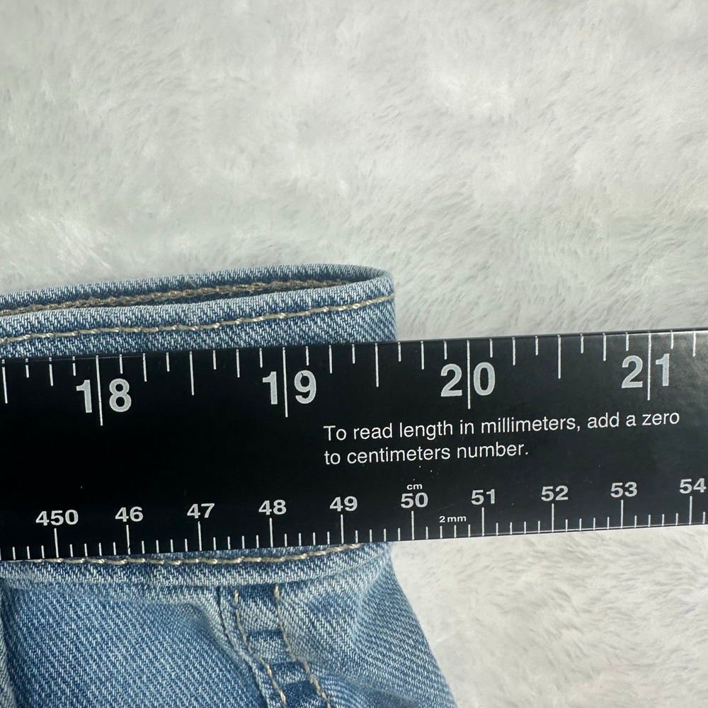Old Navy High Rise OG Chino Pants Women XL Blue Denim Elastic Waist Tapered - Picture 3 of 7